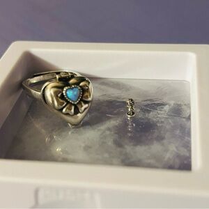 Polly Pocket locket ring, with tiny Polly!